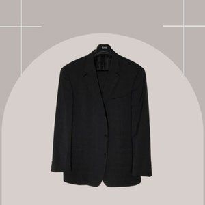 #13 - HUGO BOSS - BLACK SUIT (JACKET AND PANTS) - SIZE 56 (46)